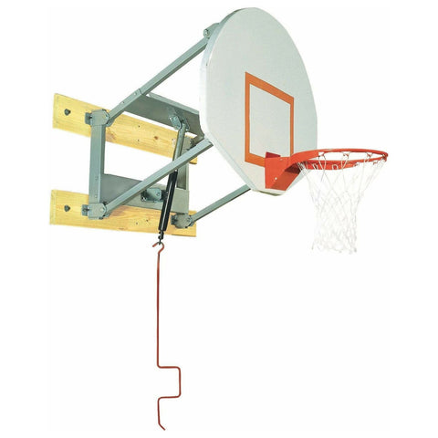 Bison Fan Shaped Adjustable Steel Wall Mounted Basketball Hoop PKG600