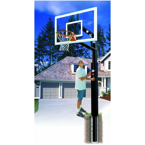 Bison Four Seasons ZipCrank 5″ Adjustable Basketball Hoop BA9350