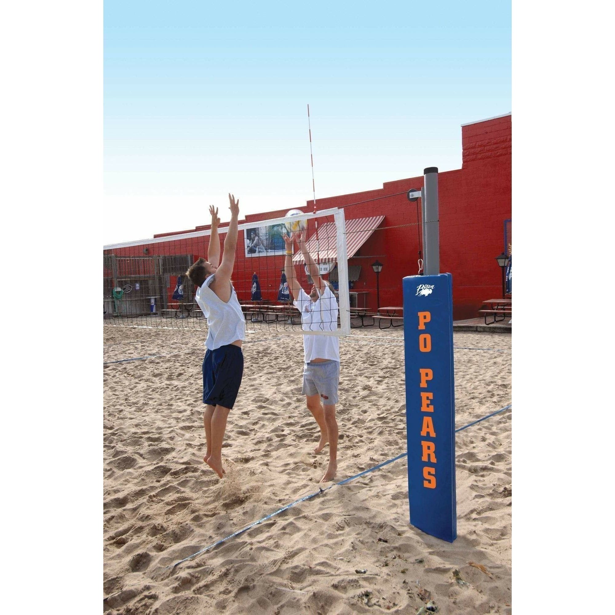 Bison Match Point Competition Sand Volleyball Complete System