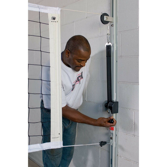 Bison Match Point Post or Wall Mounted Volleyball System SVB5050W