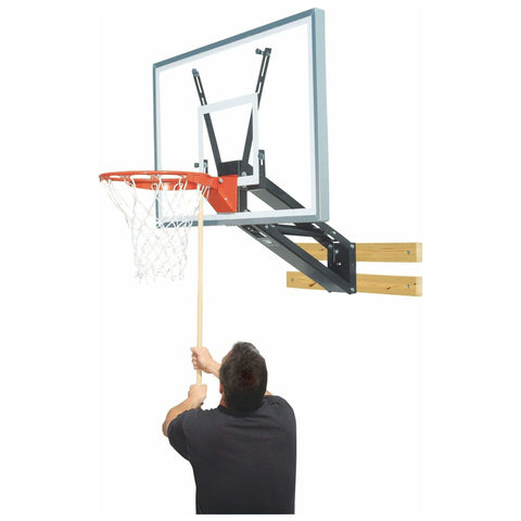 Bison Qwik-Change Acrylic Wall Mounted Basketball Hoop PKG275