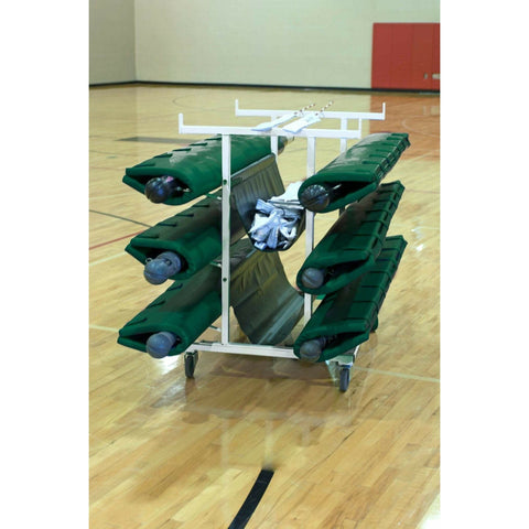 Bison Six Post Deluxe Volleyball Cart VB96