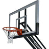 Image of Bison Ultimate HangTime Clear 6″ Adjustable In-Ground Basketball Hoop