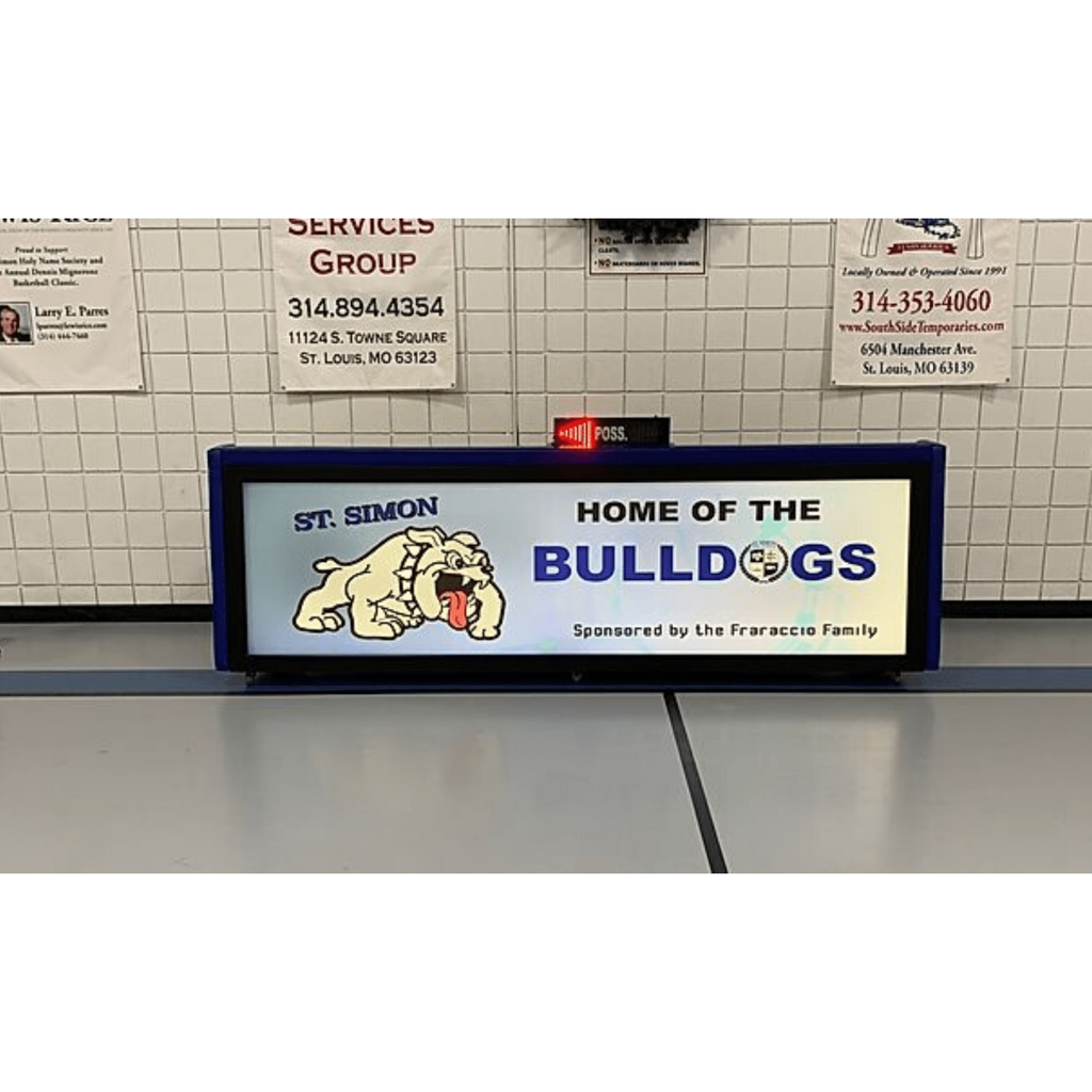 Boostr Displays Backlit Series 3ft. Backlit Scoring Table – Pro Sports ...