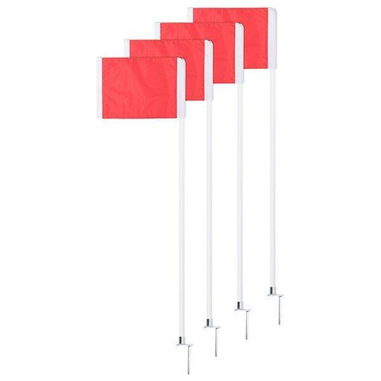 Champion Deluxe Soccer Corner Flag Set w/ Steel Pegs SCF20