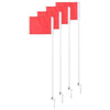 Image of Champion Deluxe Soccer Corner Flag Set w/ Steel Pegs SCF20