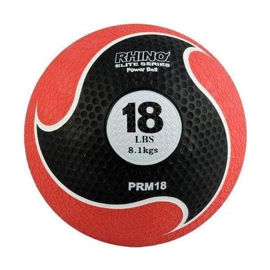 Champion Sports 18 LB Rhino Skin Elite Rubber Medicine Ball PRM18