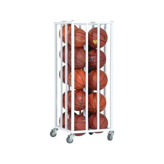 Champion Sports 20 Ball Deluxe Vertical Basketball Cage 20BC