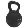 Image of Champion Sports 25 LB Rhino Rubber Kettle Bell RKB25