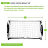 Image of Champion Sports 3' x 5' Rhino Flex Portable Soccer Goal RSG35