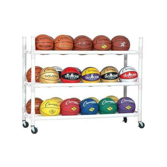 Champion Sports 30 Indoor/Outdoor Basketball Heavy-Duty Cart 30CART