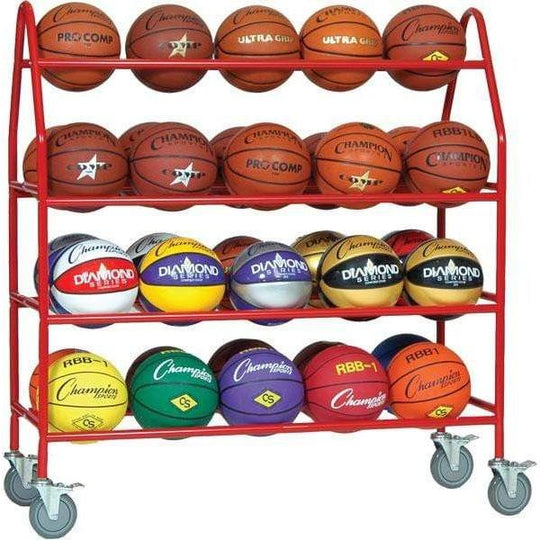 Champion Sports 35 Ball Deluxe Pro Ball Cart BRCPRO
