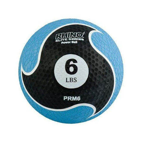 Champion Sports 6 LB Rhino Skin Elite Rubber Medicine Ball PRM6