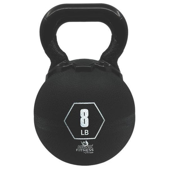 Champion Sports 8 LB Rhino Rubber Kettle Bell RKB8