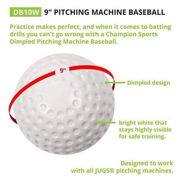 Champion Sports Dimpled Pitching Machine Baseball DB10 – Pro Sports Equip