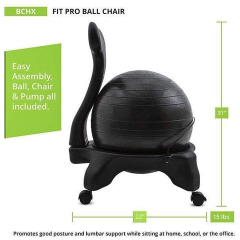 Champion Sports FitPro Ball Chair BCHX