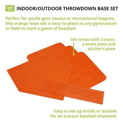 Champion Sports Indoor / Outdoor Throwdown Base Set Orange 97