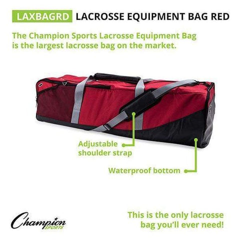 Champion Sports Lacrosse Equipment Bag LAXBAG