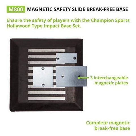Champion Sports Magnetic Safety Slide Break-Free Base M800