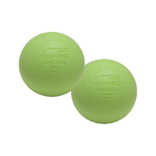 Champion Sports NOCSAE Lacrosse Ball Lime Green LBG