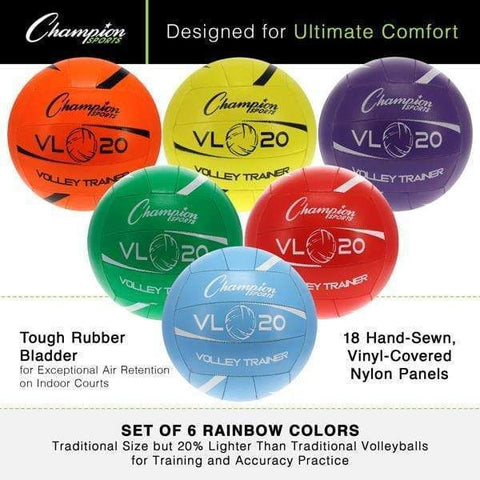 Champion Sports Official Size Volleyball Trainer Set VL20SET
