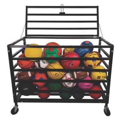 Champion Sports Portable All Pro Lockable Ball Locker MBLX