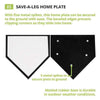 Image of Champion Sports Save-A-Leg Molded Rubber Home Plate 85