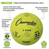 Image of Champion Sports Size 5 Three Star Indoor Soccer Ball 3STAR5