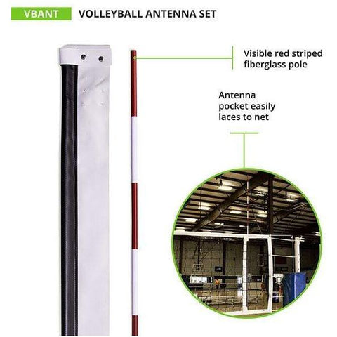Champion Sports Volleyball Net Antenna Set VBANT