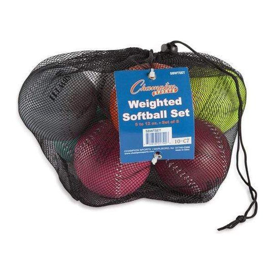 Champion Sports Weighted Softball Set of 8 SBWTSET