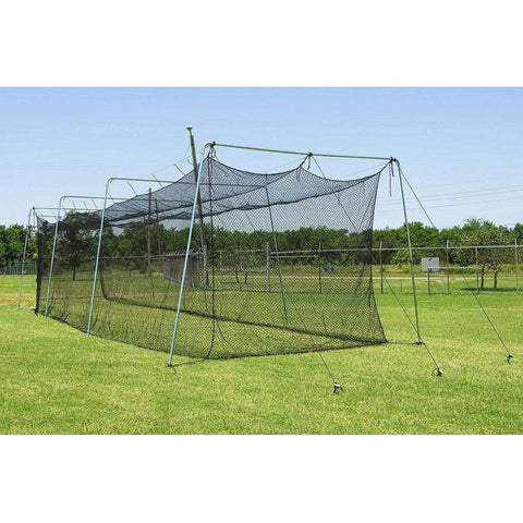Cimarron #24 Rookie Backyard Batting Cage Net with Cable Frame Kit