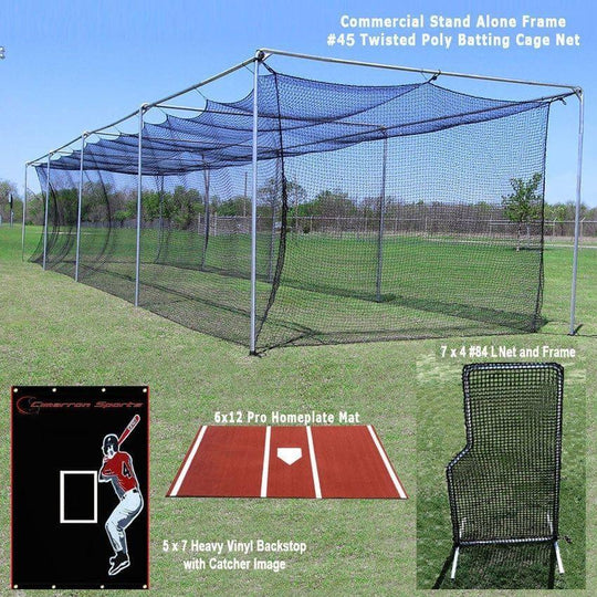 Cimarron 70x14x12 1.5" Commercial Stand Alone Frame Bundle BBP8