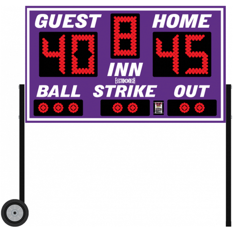 Electro-Mech LX1020 Portable Baseball Scoreboard