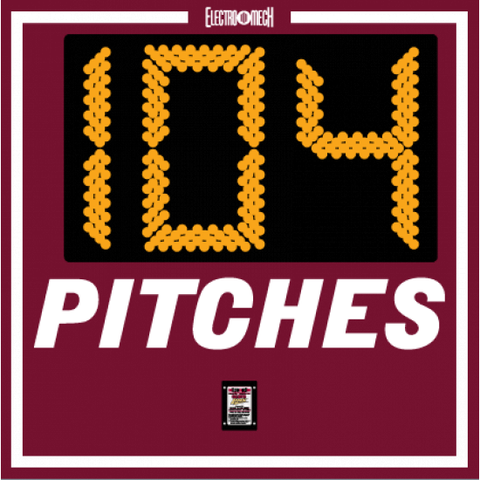 Electro-Mech LX1118 Add-On Pitch Count For Baseball Scoreboards