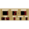 Image of Electro-Mech LX124 Baseball Scoreboard With BSO Digits