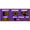 Image of Electro-Mech LX124 Baseball Scoreboard With BSO Digits