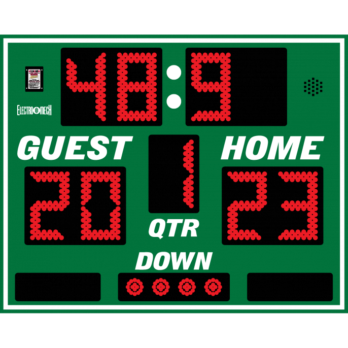 Electro-Mech LX1320 Outdoor Portable Multi-Sport Scoreboard (5'x4 ...