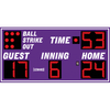 Image of Electro-Mech LX134 Baseball Scoreboards With BSO Bullets