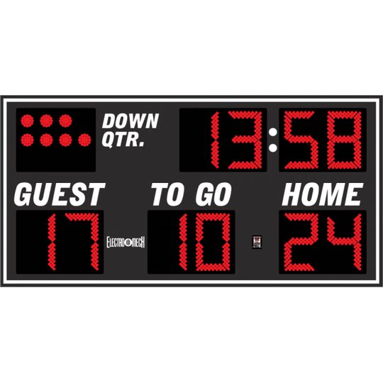 Electro-Mech LX1360 Compact Multi Sport Scoreboard (10'x5')
