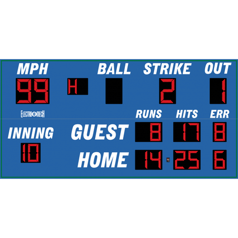 Electro-Mech LX148 Abbreviated Line Score Baseball Scoreboards