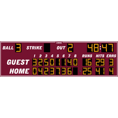 Electro-Mech LX163 Compact Eight Inning Baseball Scoreboards