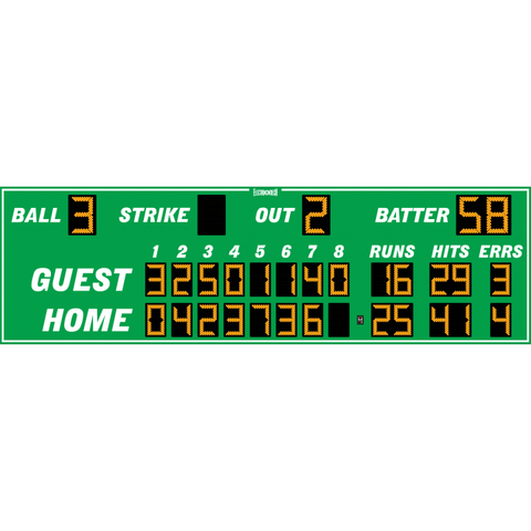 Electro-Mech LX163 Compact Eight Inning Baseball Scoreboards