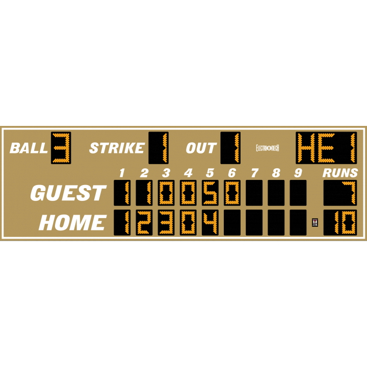 Electro-Mech LX171 Compact Nine Inning Baseball Scoreboards – Pro ...
