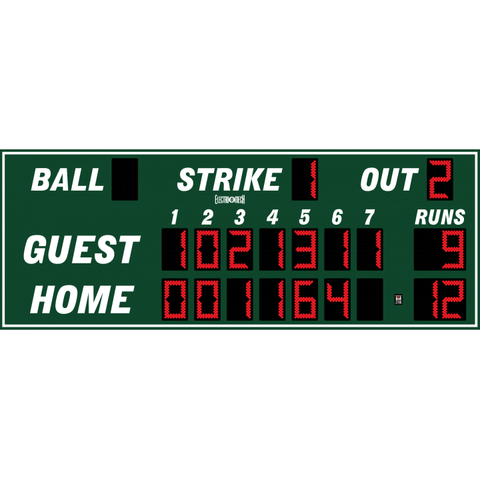 Electro-Mech LX1720 Seven Inning Baseball Scoreboard