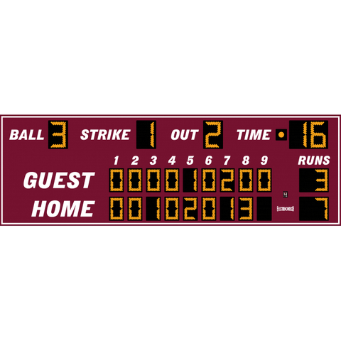 Electro-Mech LX173 Nine Inning Baseball Scoreboards