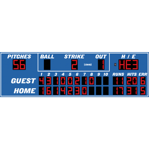 Electro-Mech LX174 Ten Inning Baseball Scoreboard