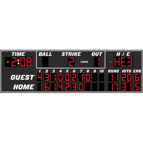 Electro-Mech LX174 Ten Inning Baseball Scoreboard
