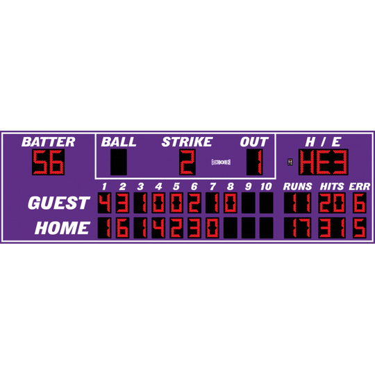 Electro-Mech LX174 Ten Inning Baseball Scoreboard