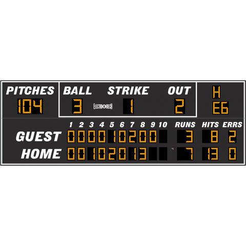 Electro-Mech LX175 Full Size Ten Inning Baseball Scoreboards