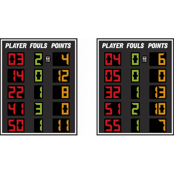Electro-Mech LX2055 Set Of Two Player Stat Panels – Pro Sports Equip